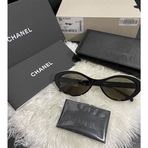 chanel black beige sunglasses|authentic chanel sunglasses.